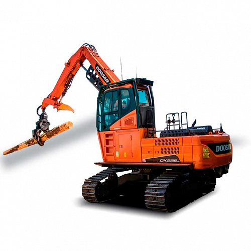 Экскаватор Develon (Doosan) DX225LL для перегрузки леса